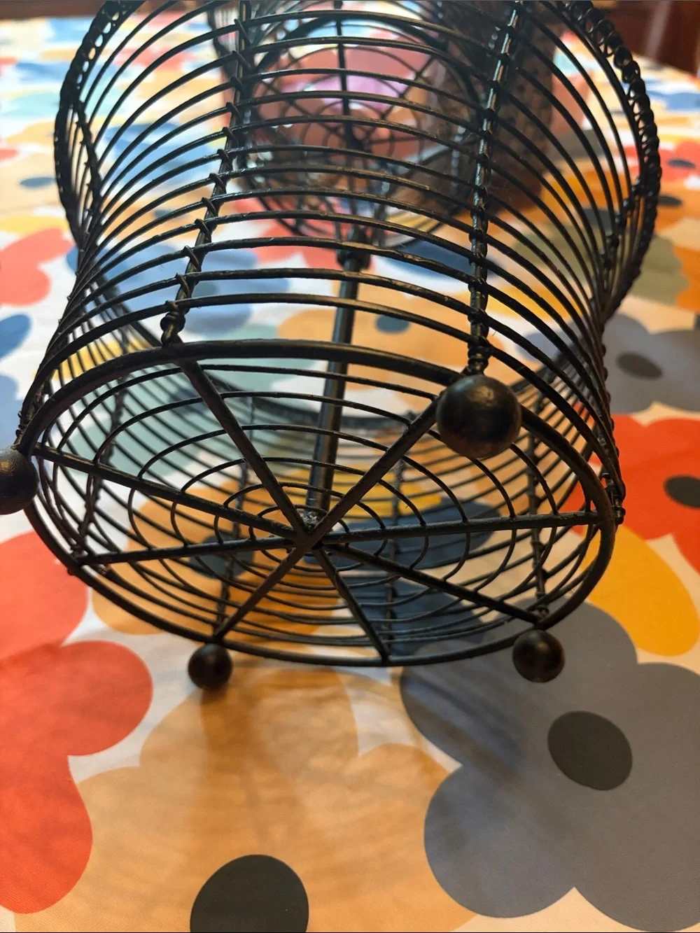 Black Two-Tier Wire Fruit Basket - Home Accents